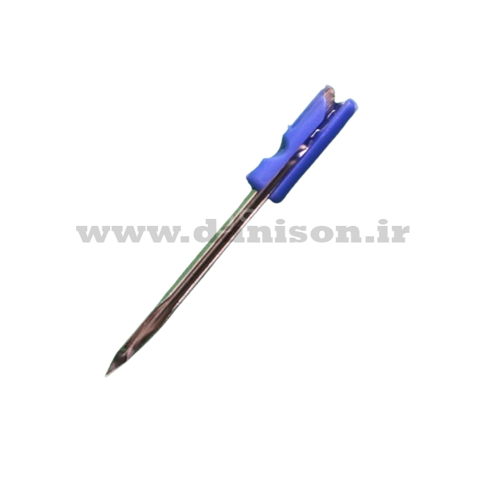 سوزن S پلاستیکی تیغدار آبی 01 _ فروشگاه دنیسون سوزن S تیغدار پلاستیکی آبی