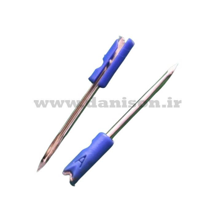 سوزن S پلاستیکی تیغدار آبی 02 _ فروشگاه دنیسون سوزن S تیغدار پلاستیکی آبی
