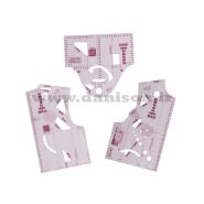 خط کش الگو آموزشی بالا تنه