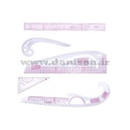 خط کش ژله ای ست 5 تکه