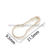 سنجاق قفلی گلابی رنگی