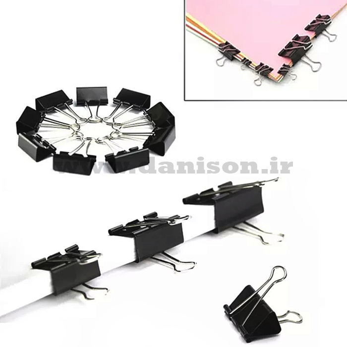 گیره دوبل مشکی 02 گیره دوبل مشکی