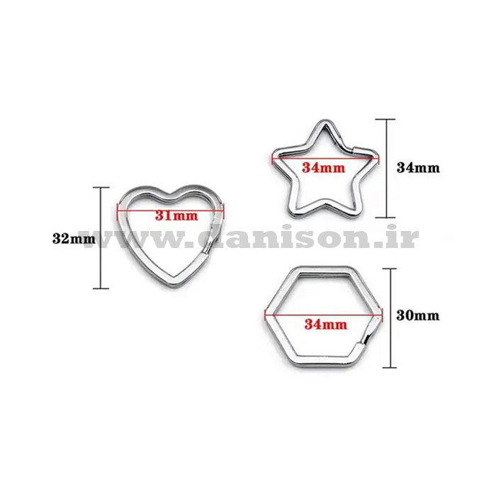 دنیسون - جا کلیدی 04 حلقه جاکلیدی فانتزی