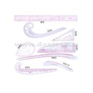 خط کش ژله ای ست 8 تکه