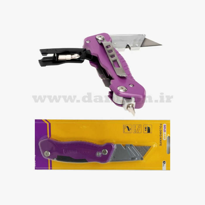 کاتر ذوزنقه ای تاشو _ دنیسون_ 08 کاتر ذوزنقه ای تاشو (کاتر کناف)