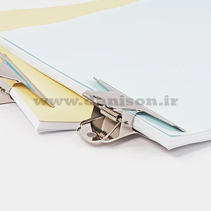 دنیسون - گیره ورشویی فلزی تخت - 02 گیره فلزی کاغذ