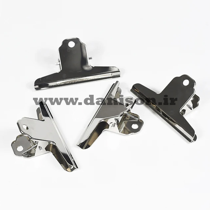 دنیسون - گیره ورشویی فلزی تخت - 05 گیره فلزی کاغذ
